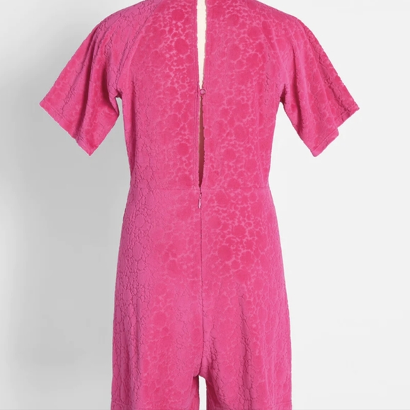 Vintage beach velour romper - Picture 2 of 7